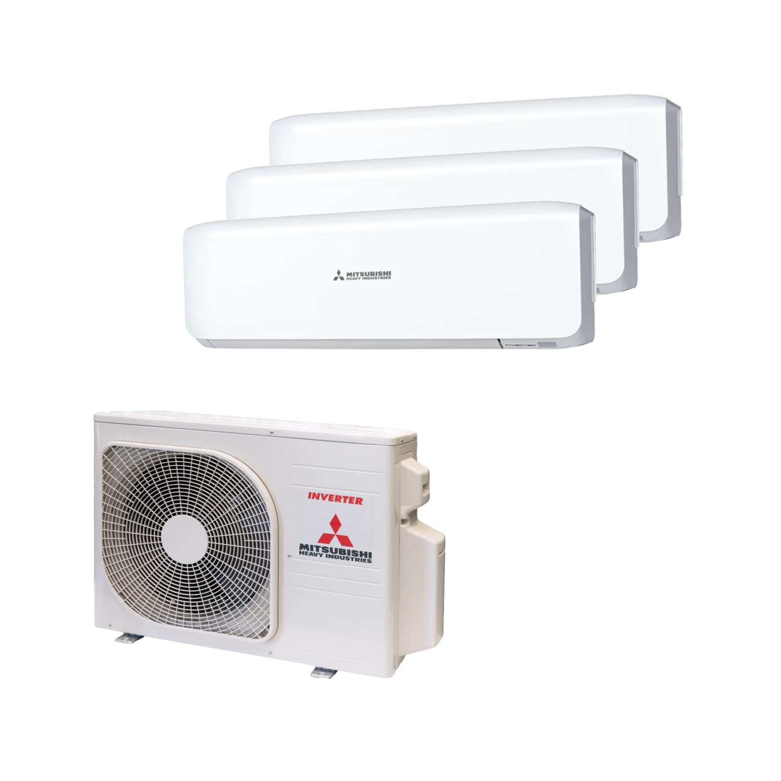 Klimaanlage Multisplit- Set Außengerät SCM60ZM-S1 mit 2 Wandgeräte SRK20ZS-W zum Kühlen|Heizen 