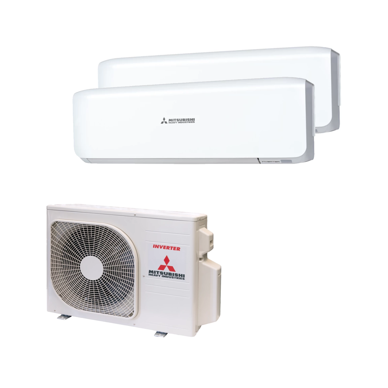 Klimaanlage Multisplit- Set Außengerät SCM40ZS-S mit 2 Wandgeräte SRK20ZS-W zum Kühlen|Heizen 