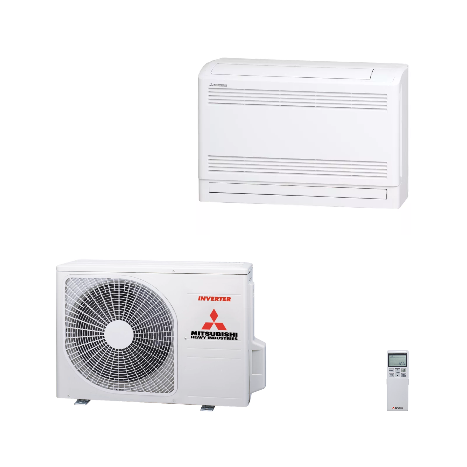 Klimaanlage Monosplit- Set Außengerät SRC25ZS-W2 mit Truhengerät SRF25ZS-W